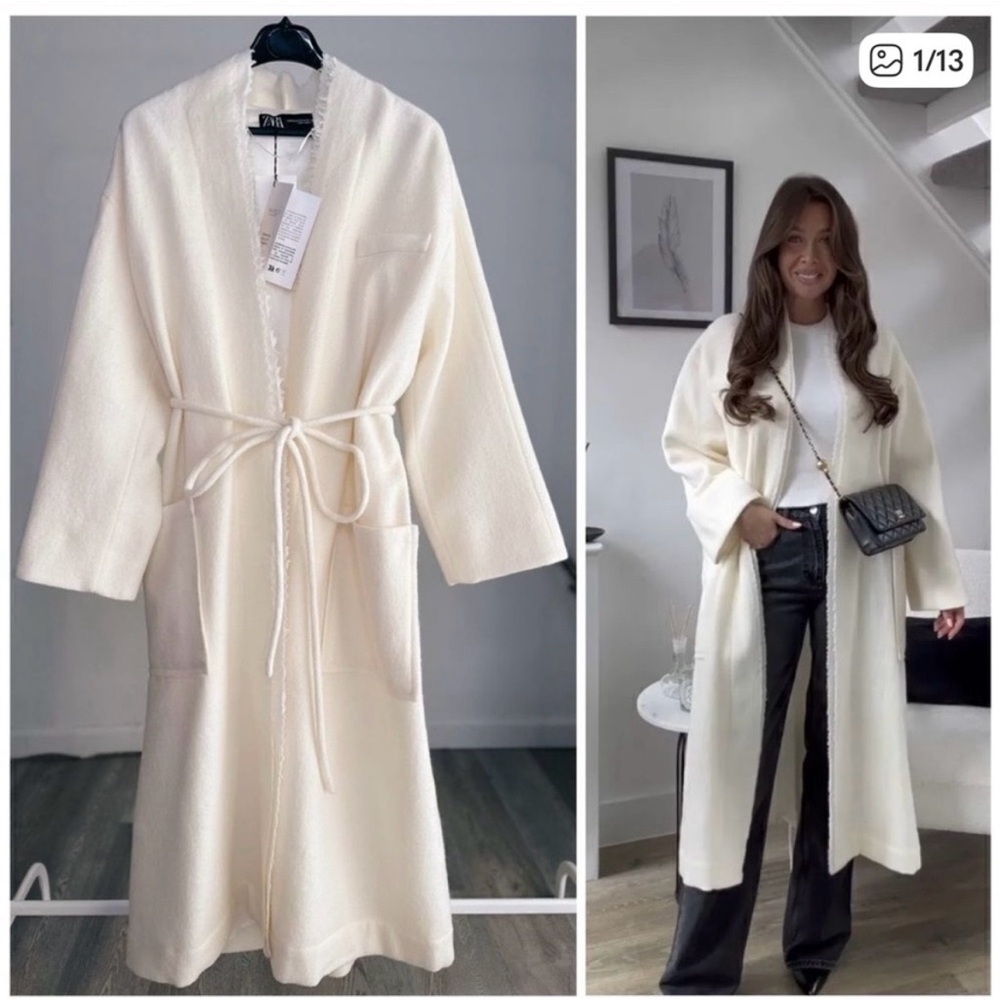 MANTECO 100% WOOL COAT ZW COLLECTION